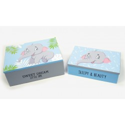 Κουτί Ελέφαντακι Σ/2 17cm x 12cm x Y6cm - 15cm x 9cm x Y4.5cm