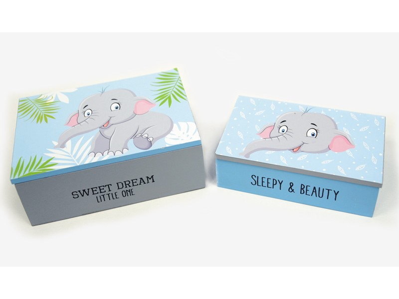 Κουτί Ελέφαντακι Σ/2 17cm x 12cm x Y6cm - 15cm x 9cm x Y4.5cm