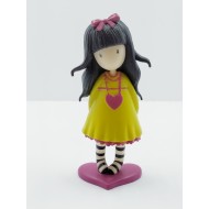 Santoro Κίτρινη-Ρόζ Μινιατούρα 10εκ