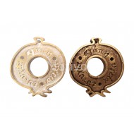 Ρόδι Κεραμικό Με Ευχές 9εκ