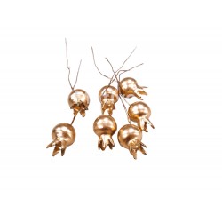 Ρόδι Χρυσό Με Σύρμα