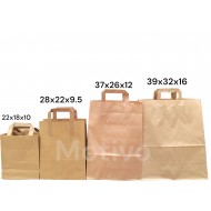 Σακούλα Χάρτινη Πλακέ Χέρι 28x22x9.5