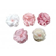 Τριαντάφυλλο Σατέν Με Στημόνες 6εκ