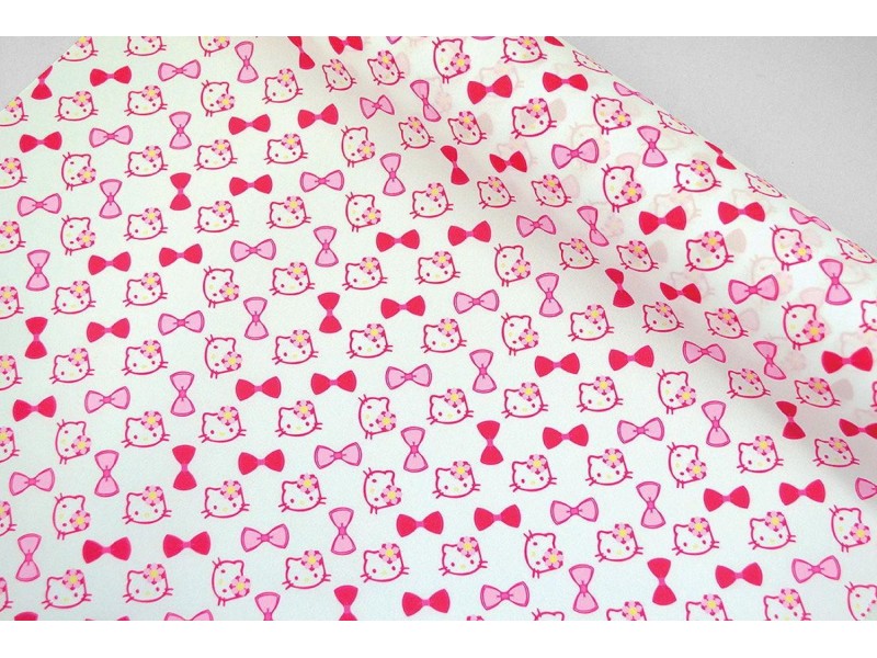 Ύφασμα MIcrofibra Hello Kitty 24εκ