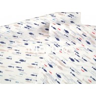 Ύφασμα Microfibra Ψαράκια 25εκ