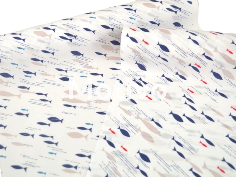 Ύφασμα Microfibra Ψαράκια 25εκ