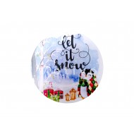 Στολίδι Let It Snow Με Πιγκουίνο 10εκ