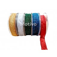 Κορδέλα Glitter Με Σύρμα 2,3εκ