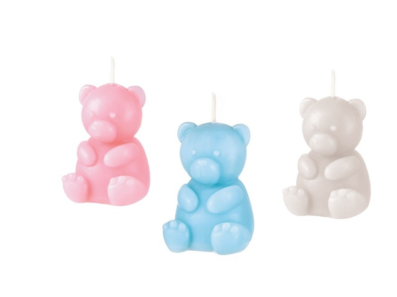 Κερί Αρκουδάκι Σε Διάφανο Κουτί 4cm x 6cm