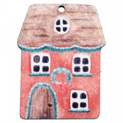 Σπιτάκι Ξύλινο Χιονισμένο 6εκ