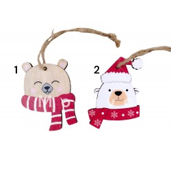 Αρκουδάκια Ξύλινα 4.2x6εκ