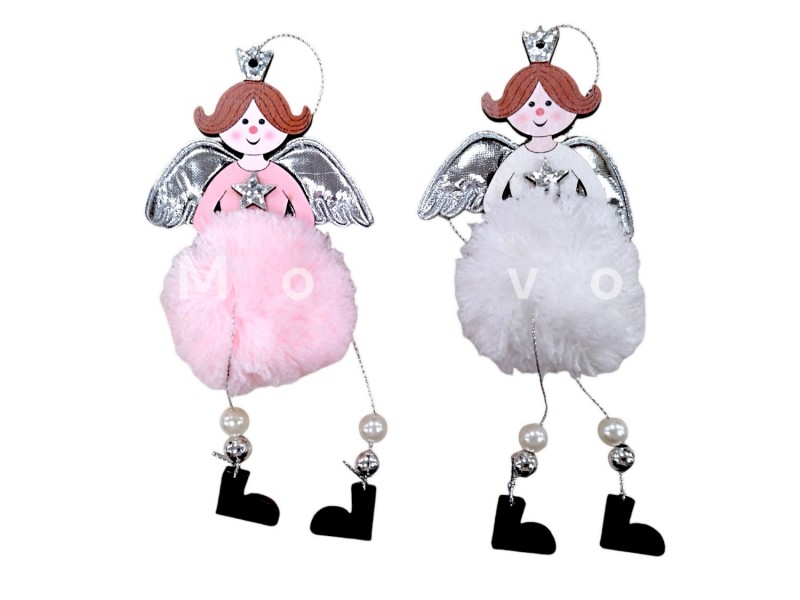 Αγγελάκι Με Κορώνα Και Πον Πον 8εκ