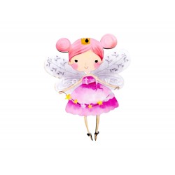 Νεραιδα Με Ρόζ Φόρεμα 10εκ