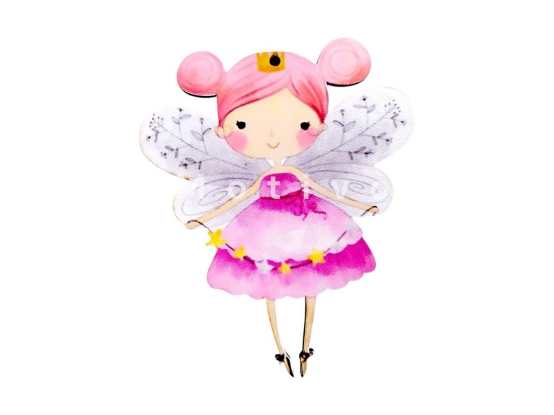 Νεραιδα Με Ρόζ Φόρεμα 10εκ