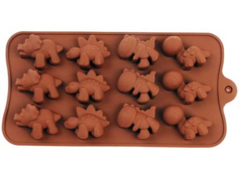 Καλούπι Σιλικόνης Δεινοσαυράκια 21x10.5εκ