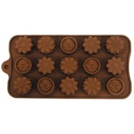 Καλούπι Σιλικόνης Λουλούδια 21x10.5εκ