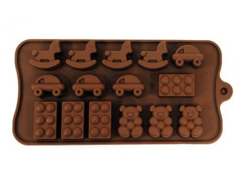 Καλούπι Σιλικόνης Παιχνίδια 21.5x10.5εκ