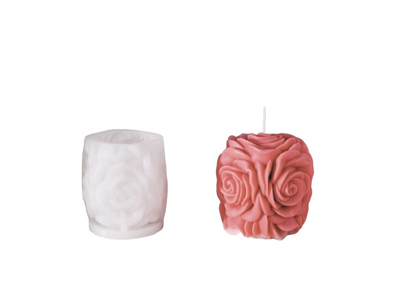 Καλούπι Σιλικόνης Με Λουλούδια 8εκ