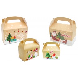 Χριστουγεννιάτικο Κουτί Lunch Box 16x9x9 ΣΕΤ/12