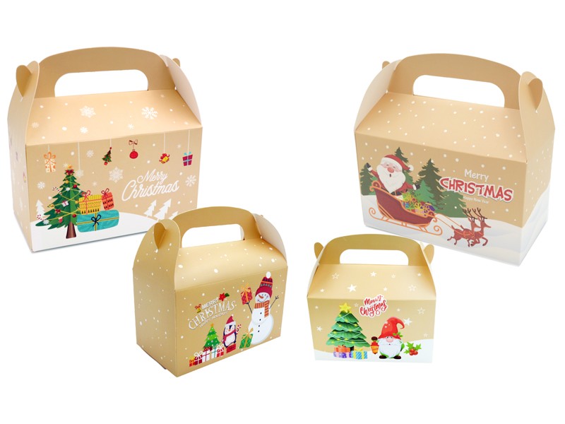 Χριστουγεννιάτικο Κουτί Lunch Box 16x9x9 ΣΕΤ/12