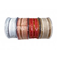Κορδέλα Ριγέ Με Glitter 4.5εκ