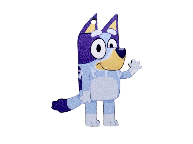 Bluey Ξύλινη Χαιρετάει 7εκ