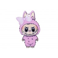 Labubu Ρόζ Ξύλινο 7εκ