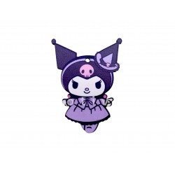 Kuromi Μώβ Ξύλινη 7εκ