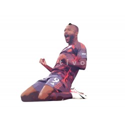 Ελκάμπι Ποδοσφαιριστής Ξύλινο Στοιχείο 10εκ