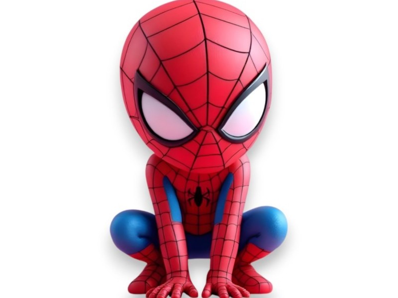 Spiderman Ξύλινος Με Τρύπα 8εκ