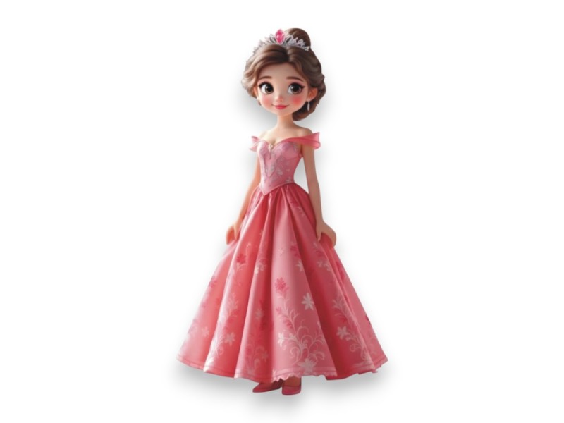 Πριγκίπισσα Ξύλινη Με Τρύπα 8εκ