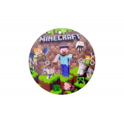 Minecraft Στρογγυλό Ξύλινο 7εκ