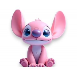 Ξύλινο Έγχρωμο Στοιχείο Angel Stitch 8εκ