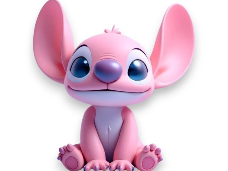 Ξύλινο Έγχρωμο Στοιχείο Angel Stitch 8εκ