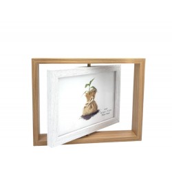  Ξύλινη Κορνίζα Περιστρεφόμενη 19.5X14.5εκ