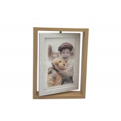 Ξύλινη Κορνίζα Περιστρεφόμενη 14.5x18.5εκ