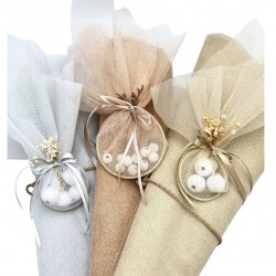 Τούλι 40x40 Με Glitter Σετ/50