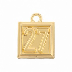 Γούρι 2027 Ταμπελάκι Κρεμαστό 1.2εκ