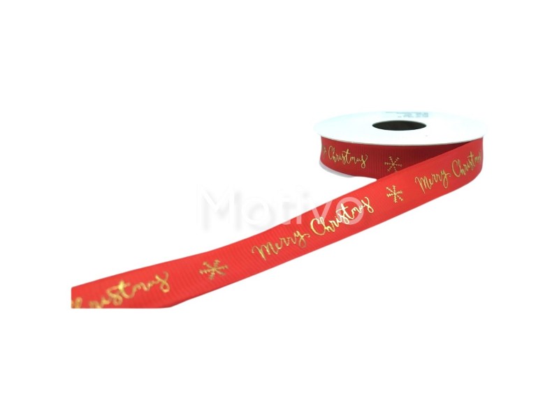 Κορδέλα Γκρό Merry Christmas 1.5κ